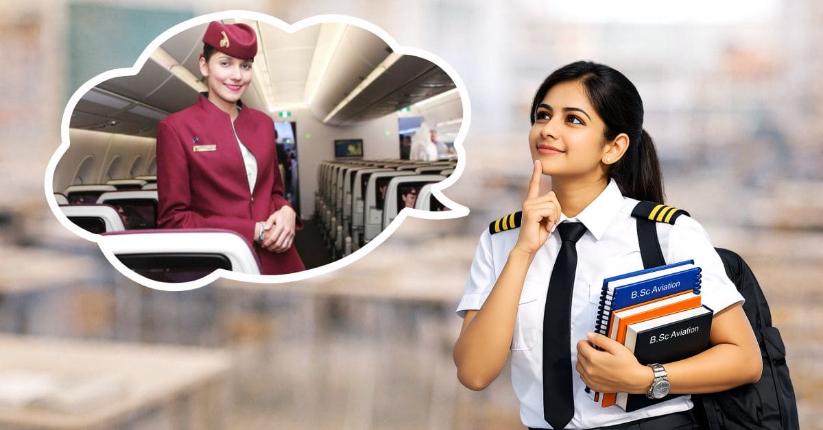 Can I Become a Cabin Crew After B.Sc. in Aviation?